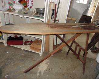 Antique Wooden Ironing Board