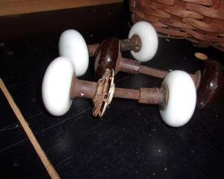 Vintage Glass Door Knobs