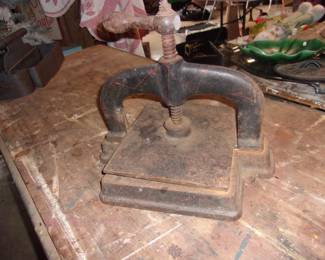 Cast Iron Book Press