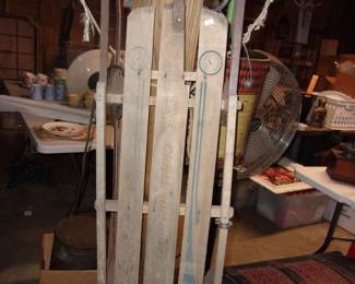 Vintage Wooden Sled