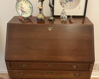 Drop front desk