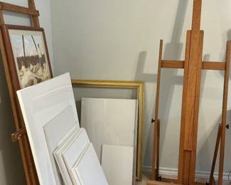 Art canvas - Easel- Sketch Books - Pastels