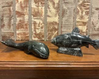 Artist carved sculptures