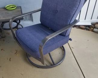 Swivel patio chair - two available