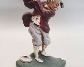182 Rank 182 Lot 78 Vintage cast iron golfer doorstop