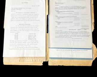 013 Rank 013 Lot 513h Vintage Walt Disney bank loan agreement