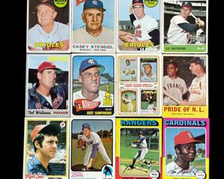 080 Rank 080 Lot 362h Lot 1960s70s Topps baseball cards
