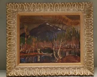 101 Rank 101 Lot 145 Signed Expressionist style oil on canvas painting