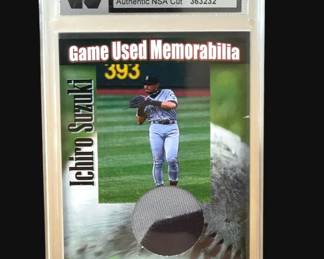 011 Rank 011 Lot 370h Ichiro Suzuki 1 1 game used patch card