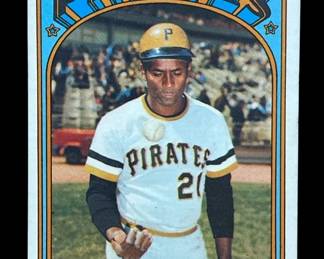 144 Rank 144 Lot 371h 1972 Topps Roberto Clemente card