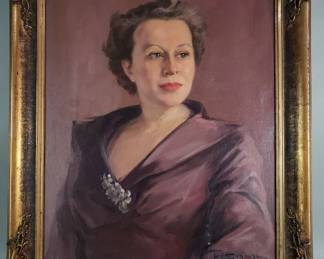 050 Rank 050 Lot 167 Signed Istvan von Somogyi oil on canvas portrait