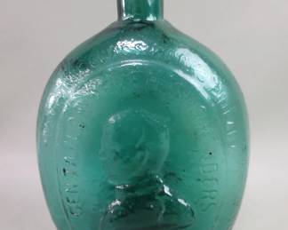 046 Rank 046 Lot 34 Antique WashingtonTaylor portrait hand blown