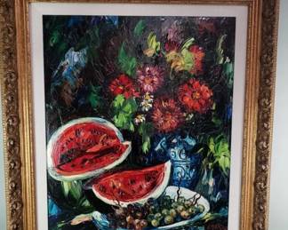 017 Rank 017 Lot 191 Signed Emeric Vagh Weinmann oil on canvas