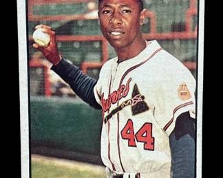 045 Rank 045 Lot 373h 1961 Topps Hank Aaron card