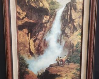 010 Rank 010 Lot 345 Howard Terpning giclee on canvas titled Where Spirits Dwell