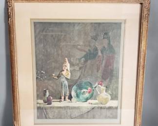 030 Rank 030 Lot 136 Signed Hovsep Pushamn lithograph Still Life