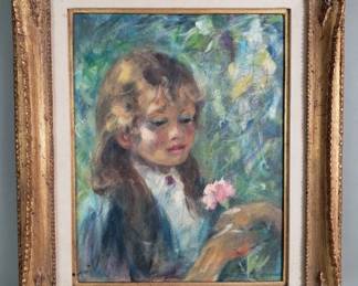 074 Rank 074 Lot 178 Signed Cydney Grossman oil on panel painting