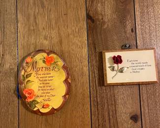 mother framed decor