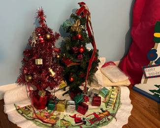christmas trees and skirts
