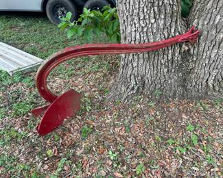 Antique Plow Yard Decor ￼  22” tall x 4’ long 