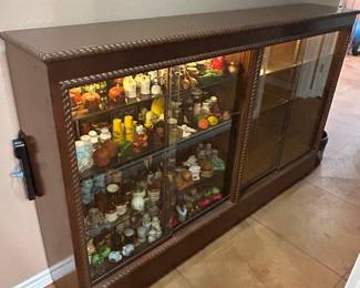 Vintage Custom Handmade Display Cabinet  Great shape! 73” long x 44 1/2” tall x 12 1/2” deep Must be able to move and load yourself 
