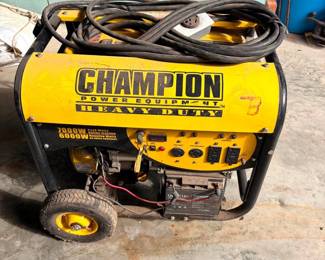 Champion Heavy Duty Generator  Includes extension cord Good working condition.  