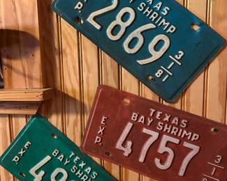 Vintage Texas Bay Shrimp Plates  **3 available