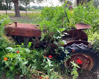 Antique International Harvester Tractor  54" tall x 8' long x 52" wide   Must be able to move and load yourself