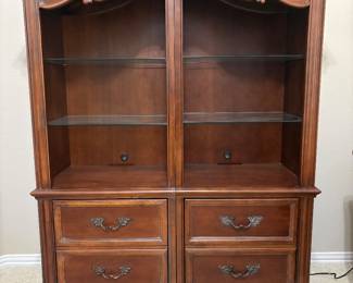 Beautiful Lighted Curio Cabinet