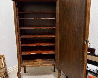 Antique Sheet Music Cabinet