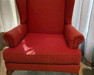 Red Wing back Chair