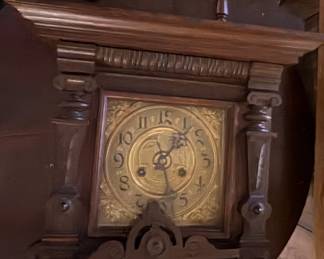 Antique German wall clock
