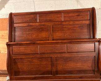 Sleigh Bed Queen with rails