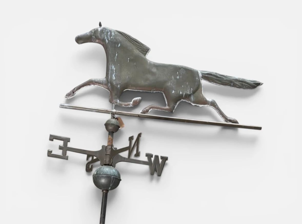 Horse metal weathervane