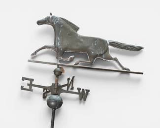 Horse metal weathervane