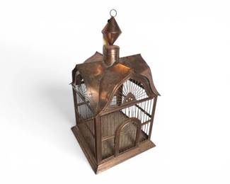 Metal birdcage