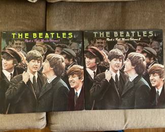 Beatles Rock n Roll vol 1 & 2 LP records 
