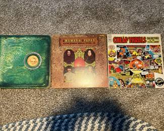 Alice Cooper, Mamas & Papas, Cheap Thrills Lp records