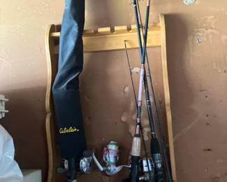 Some of the rods w/ reels