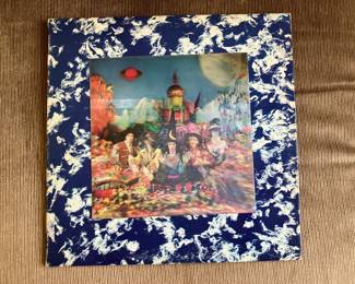 Rolling Stones LP record w/ hologram jacket