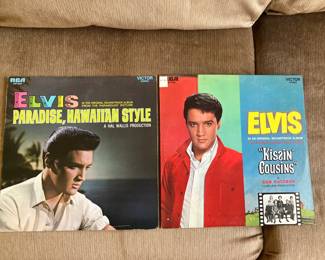 Elvis LP records