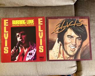 Elvis LP records