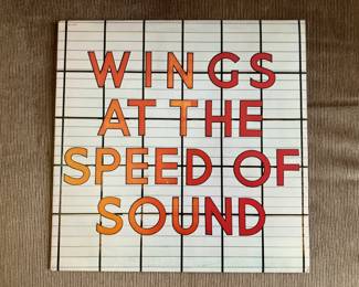 Wings at the Speed of Sound LP record