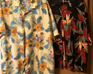 Vintage Hawaiian shirts, size 2XL