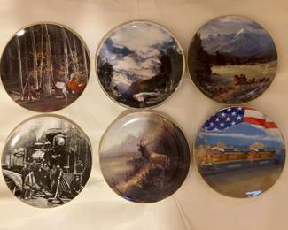 Atcheson, Topeka, Santa Fe Railroad plates