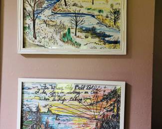 Two of several available original sketches 