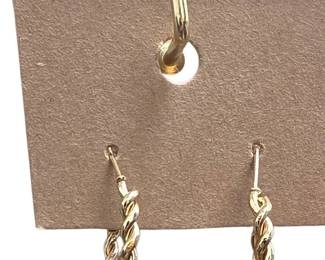 Deadstock and fashion jewelry collection featuring boho rings, novelty and enamel earrings, bracelets, necklaces, brooches, and accessories available