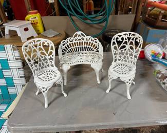 Doll furniture cast iron
