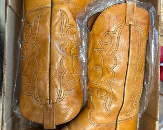 Vintage Texas Brand Men's Leather Boots