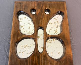 Butterfly Wooden Mirror